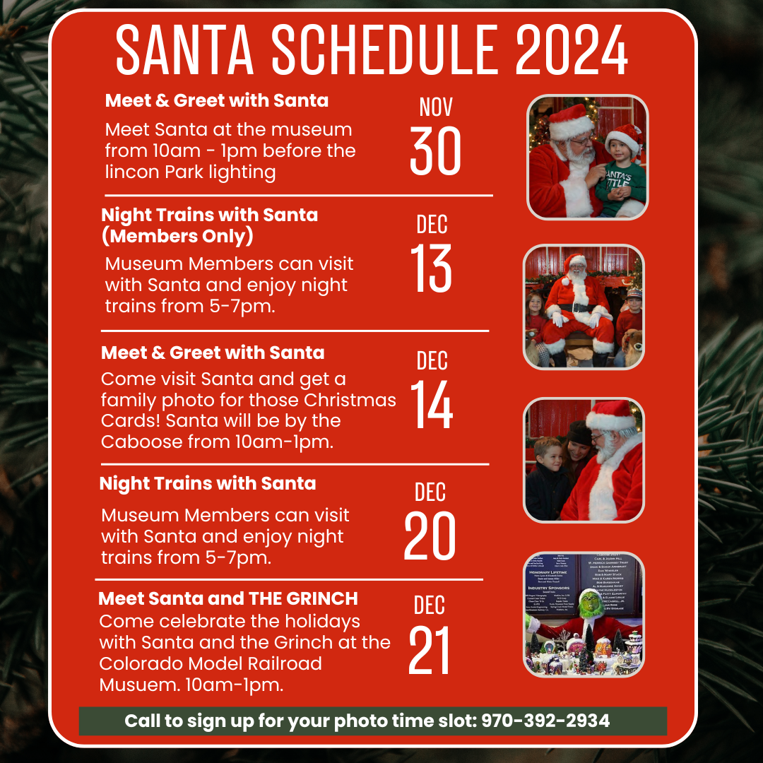 2024 Santa Schedule